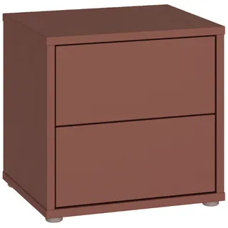 Forte Nachtschrank Alice Springs 49,8 x 41,5 x 47,9 cm Terrakotta
