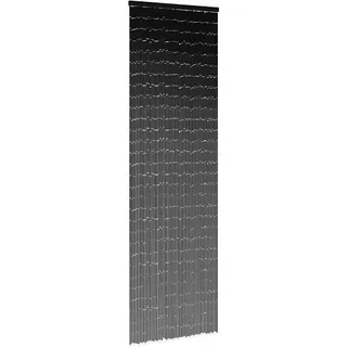 Insekten-Türvorhang Dunkelgrau 56x185 cm Bambus - Grau, Dunkelgrau