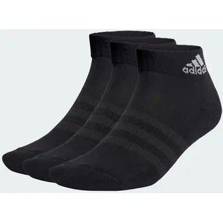 adidas Cushioned Sportswear Ankle Socken 3er Pack Schwarz/Weiß 48-50
