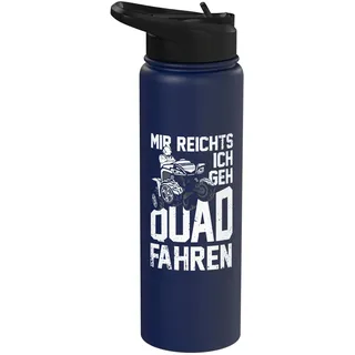 Mir reichts ich geh Quad fahren Extrem Offroad ATV Stainless Steel Insulated Water Bottle