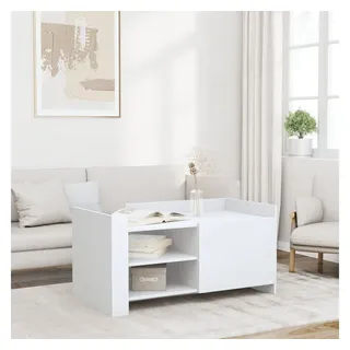 vidaXL Couchtisch Weiß 100x50x50 cm Holzwerkstoff