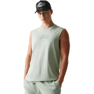 New Era Nba Core Plus Los Angeles Lakers ärmelloses T-shirt - Pastel Green - XL