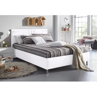 Westfalia Schlafkomfort Polsterbett »Elba« wahlweise mit LED-Beleuchtung, weiß