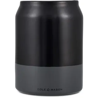 Cole & Mason H822140 Linton Küchenutensilienhalter aus Keramik, Schwarz/Grau, 160mm x 120mm, Utensilienhalter für die Küche/Küche Behälter, 2 Jahre Garantie