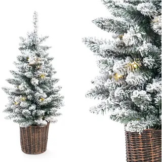 Evergreen Weihnachtsbaum Kiefer Frost 90 cm, beleuchtet