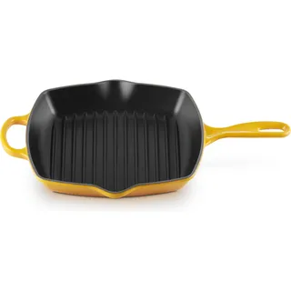 Le Creuset Grillpfanne SIGNATUR dunkelgelb, Pfanne + Kochtopf, Gelb