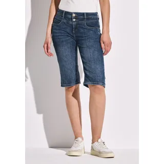 STREET ONE Style QR Jane,mw,Bermuda,mid Blue Medium Blue random), 28,