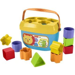 Fisher-Price Babys erste Bausteine, Motorikwürfel, Steckspiel, Bauklötze, Steckwürfel