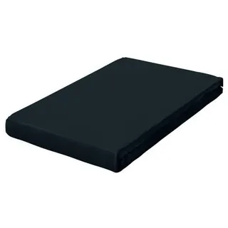 Schlafgut Boxspring-Spannleintuch , Schwarz , Textil , 120-130x200-220 cm , Textiles Vertrauen - Oeko-Tex®, Hohenstein, AZO-frei, Oeko-Tex® Made IN Green , Rundumgummi, bügelfrei, keine Sondergrößen, weich und anschmiegsam, perfekter Sitz , Heimtextilien, Bettwäsche & Leintücher, Leintücher, Spannleintücher Boxspringbett