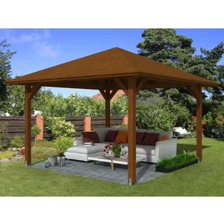 SKANHOLZ Cannes 2 3,59 x 3,59 m Nussbaum