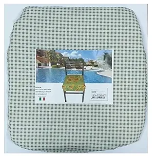 HOUSE COLLECTION Stuhlkissen grün kariert 4 Stück