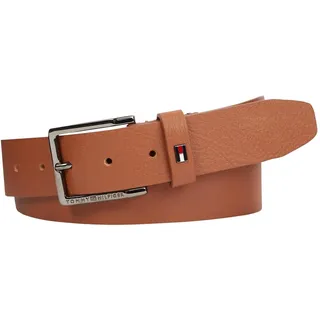 Tommy Hilfiger Herren Gürtel Oliver Ledergürtel, Braun (Cognac), 80 cm