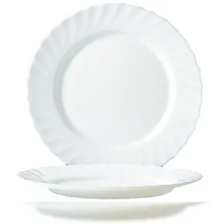 Arcoroc Teller Trianon 24,5 cm weiß 6er Set