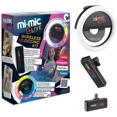 Mi-Mic Live TY6375-USBC-BRA Vlogging Set, Schwarz