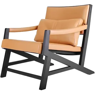 Sessel Club Lounge Designer Lehn Stuhl Sofa 1 Sitzer Fernseh Leder Polster YBC