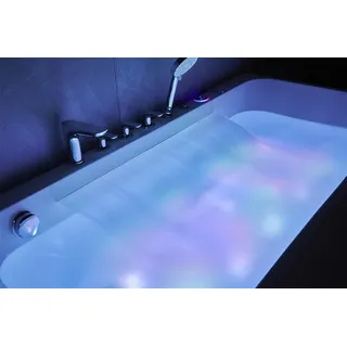 Badewanne Whirlpool Massagedüsen Led Ergonomisch Entspannung Wanne - Weiß