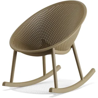 Qosy – Outdoor-Schaukelstuhl - Beige