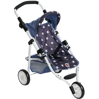 Bayer Chic 2000 CHIC2000 Puppenbuggy Lola mit klappbarem Verdeck, blau