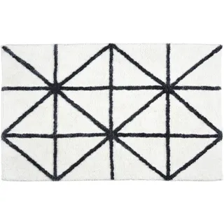 Schöner Wohnen Badteppich Barbados Schwarz 110 x 67 cm
