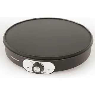 GOURMETmaxx Crepes Maker 30 cm Antihaft-Platte | 1200W Crepesplatte mit Temperaturregler | Crepes Eisen mit Dual-Leuchtanzeige | inkl. Holz-Teigverteiler & Wender | Crepe Maker für süß & herzhaft