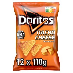 Doritos Nacho Cheese -Tortilla Nachos mit Käse Geschmack &#8211; 12 x 110g um 9,55 € statt 20,54 €