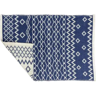 Teppich DKD Home Decor Blau Polyester Araber 160 x 230 x 1 cm - Blau