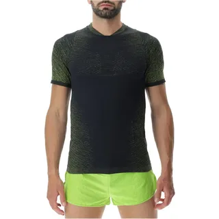 Uyn Running Exceleration Laufshirt Herren black/lime M