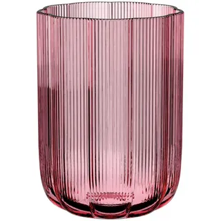 Villeroy & Boch Fleur Gifts Vase, Höhe: ca. 22,5 cm, Lila, Florale Glasvase für ausdrucksstarke Arrangements, Hochwertiges Glas