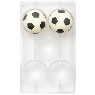 DECORA 0050104 Profi-SCHOKOLADENFORM FUßBALL Ø 52 MM 200 X 120 X 22 MM