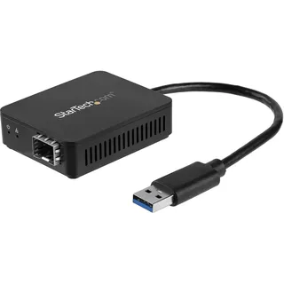 Startech USB 3.0 auf LWL Konverter - Offener SFP - USB 3.0 Gigabit Ethernet Netzwerk Adapter - 1000BASE-SX/LX - Windows / Mac / Linux