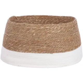 Mica Decorations Weihnachtsbaum Rock Ø58 x H26 cm – Weihnachtsbaumrock Seegras – Weihnachtsbaumkorb Gold