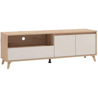 INOSIGN Stirling TV-Board 158,5 cm Weiß Metall/Holzwerkstoff