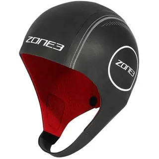 ZONE3 Neoprenkappe Heat Tech Schwarz/Silber/Rot S
