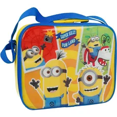 Stor Minions Fun Land - Isolierte Tasche mit Tragegurt, Lunchbox, Gelb