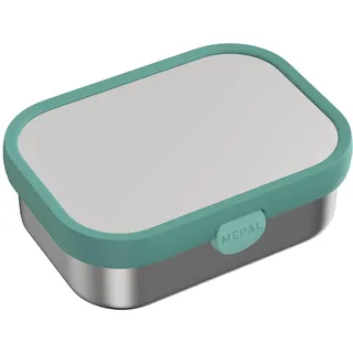Mepal "Edelstahl-Brotdose mit Gabel Campus 18 x 13 cm", Spülmaschinenfest