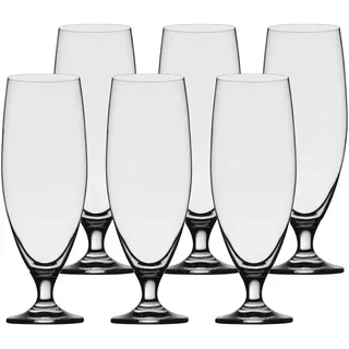 Bierglas STÖLZLE "Biertulpen Imperial 300 ml 6er Set transparent", bunt (transparent), Glas, Trinkgefäße, Bierglas