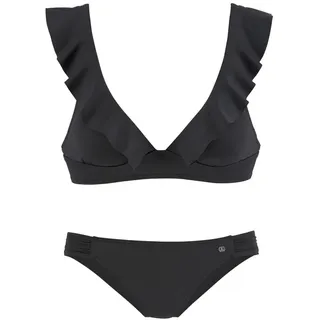 JETTE Triangel-Bikini Damen schwarz Gr.32 Cup A/B