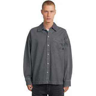 G-star Boxy Fit Überhemd - India Ink / Folkstone Gray Double Dye Gold - XL