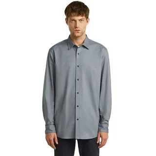 G-star D25196-c895 Regular Fit Langarmhemd - Ash Blue / India Ink Oxford - S