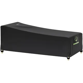 Awnic Gartenliege Abdeckung 200 x 75 x 40 cm Schwarz