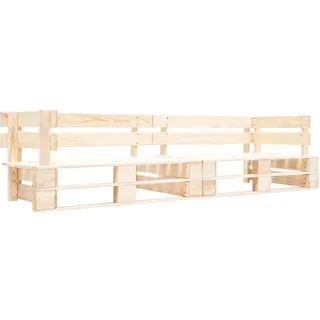 vidaXL Garten-Palettensofa 220 x 80 x 80 cm Braun