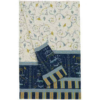 Bassetti OPLONTIS Foulard aus 100% Baumwolle in der Farbe Blau v.9, Maße: 270x270 cm - 9267897