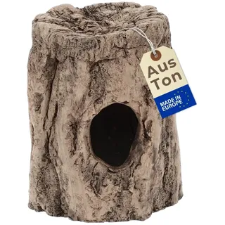 GarPet Aquarium Deko Höhle Baumstumpf Terrarium Deko fürs Aquarium Versteck für Fische Welshöhle Laichhöhle Ablaichröhre Baumstamm Wurzel Versteckplatz Fische Wels Höhle L