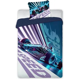 Jugend-Baumwollbettwäsche 160x200 AUTO BOLID