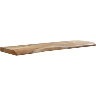 Wohnling Wandregal 100 x 26 x 4 cm Braun