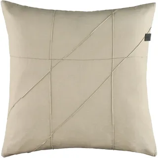SCHÖNER WOHNEN-Kollektion Dekokissen »Pleat« mit hohem Baumwollanteil, beige