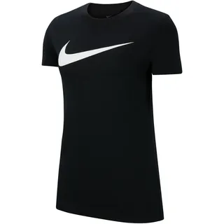 Nike Damen W Nk Df Park20 Tee Hbr T-Shirt, Black/White, M
