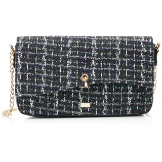 NAEMI Women's Abendtasche Damen Clutch, SCHWARZ