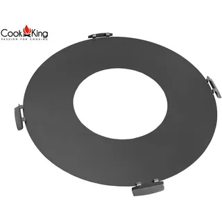 Cook King Grillplatte Ø 102 cm Stahl grau