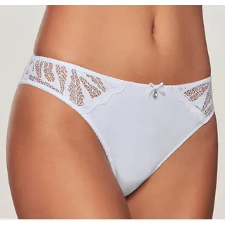 Tanga VIVANCE, Damen, Gr. 36/38, weiß, Spitze, Obermaterial: 85% Polyamid, 15% Elasthan, Unterhosen Tanga, Topseller